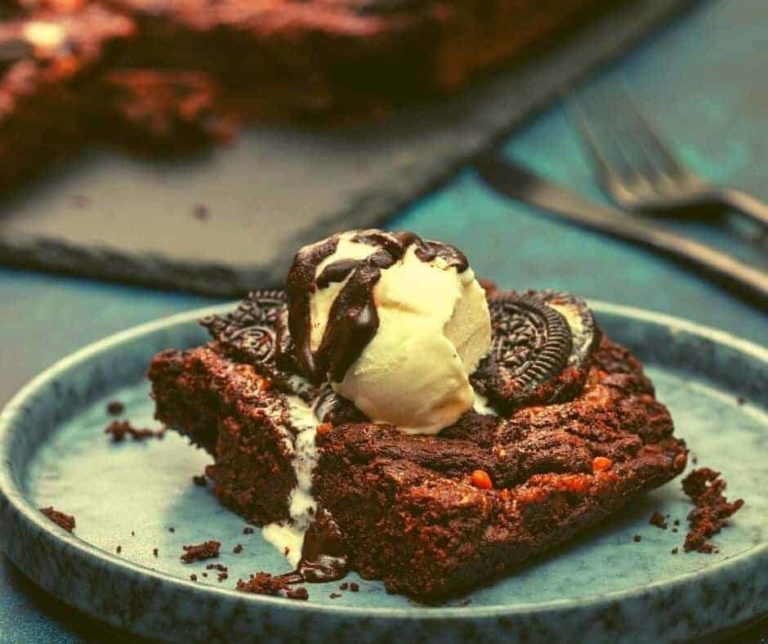 Air Fryer Oreo Brownies Fork To Spoon
