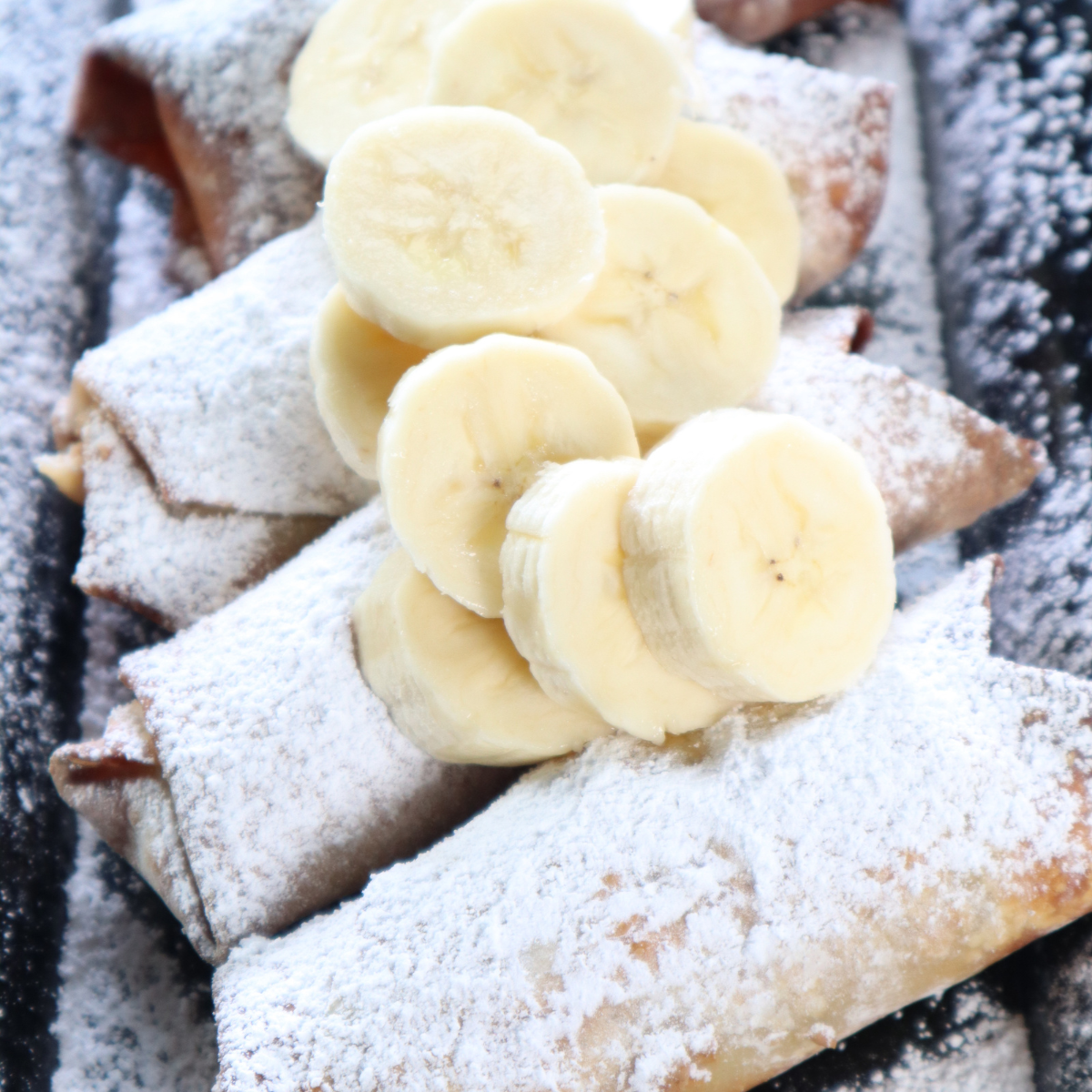 Air Fryer Peanut Butter Banana Egg Rolls