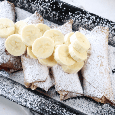 Air Fryer Peanut Butter Banana Egg Rolls (7)