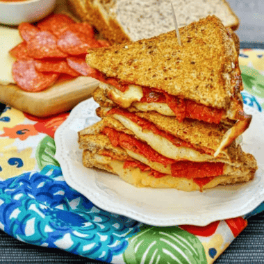 Air Fryer Pizza Grilled Cheese