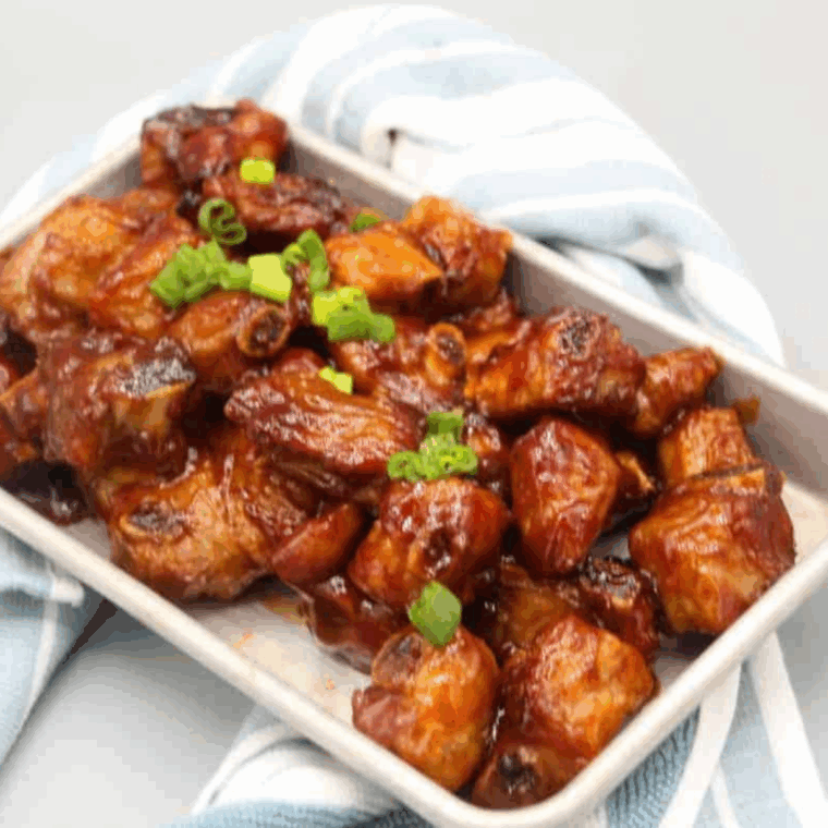 Air Fryer Pork Rib Tips: Tender and crispy pork rib tips, perfectly seasoned and air-fried for a delicious meal.