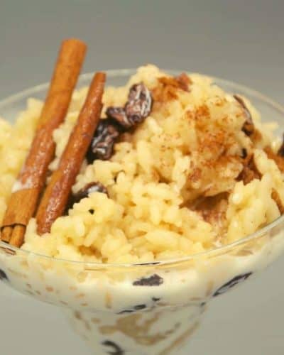 Ninja Foodi Rum Raisin Rice Pudding