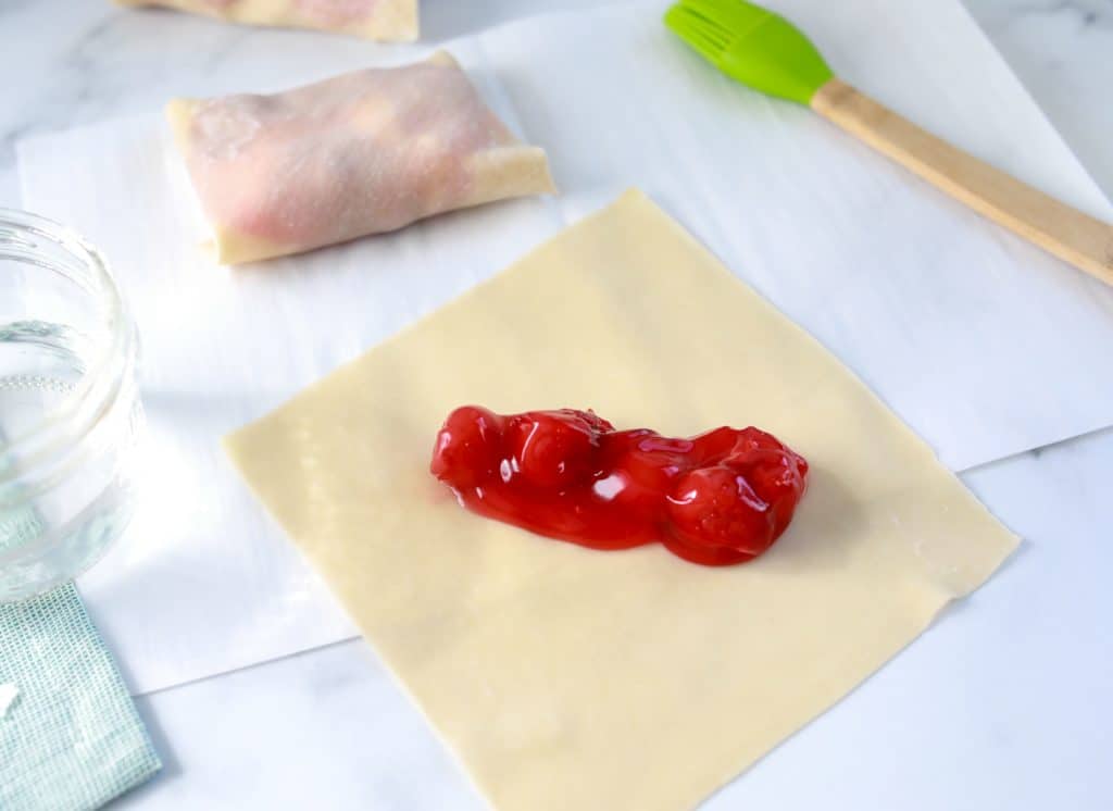 How To Make Air Fryer Cherry Cheesecake Egg Rolls