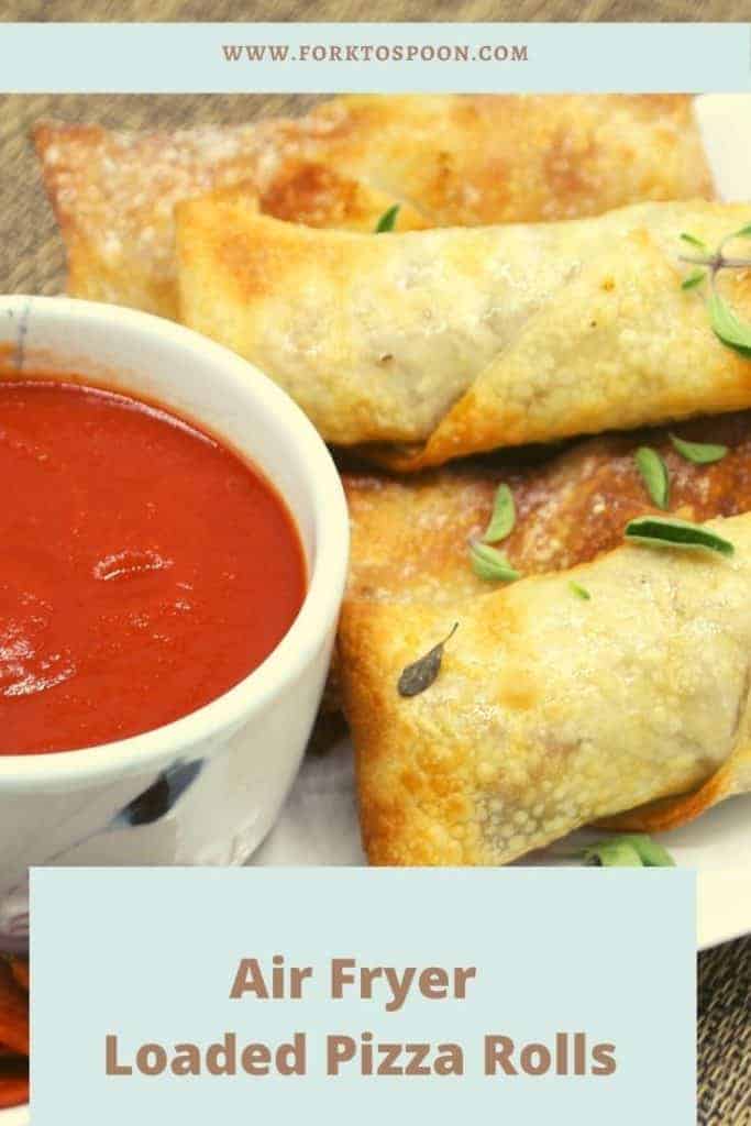 How To Make Air Fryer Loaded Pizza Egg Rolls