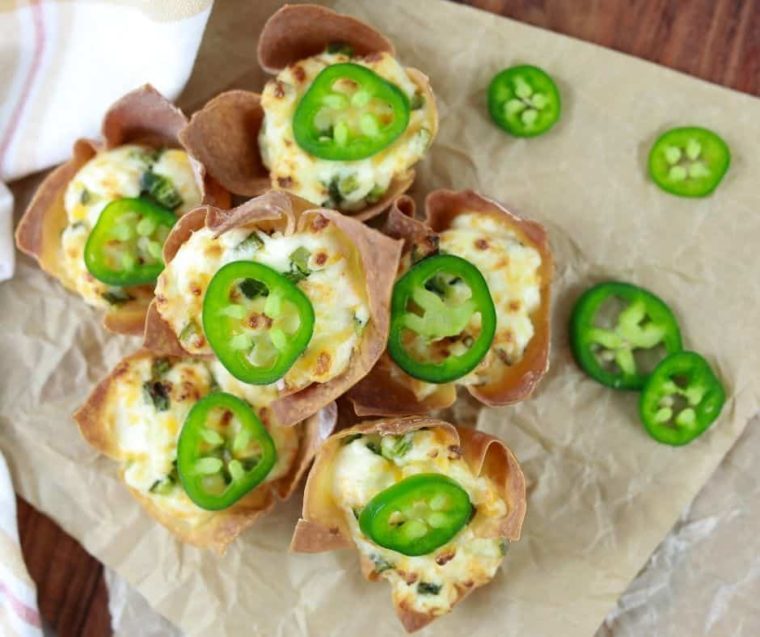 Air Fryer Wonton Jalapeno Poppers