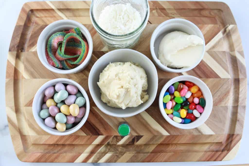 Ingredients Needed In Air Fryer Easter Basket Cookie Cups