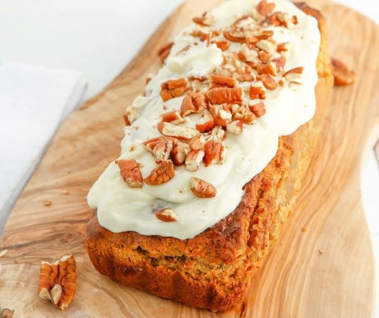 Air Fryer Carrot Cake Loaf Fork To Spoon