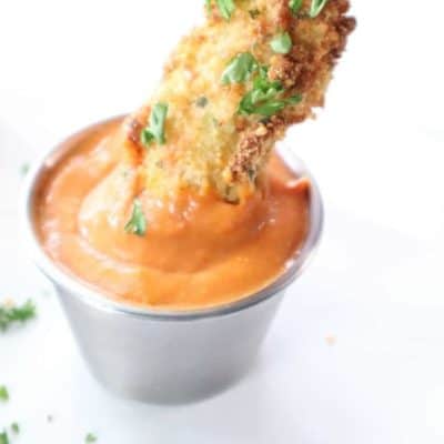 Air Fryer Eggplant Parmesan Fries