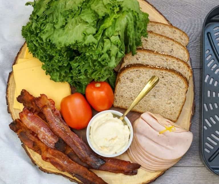 Air Fryer Turkey Club Sandwich Fork To Spoon