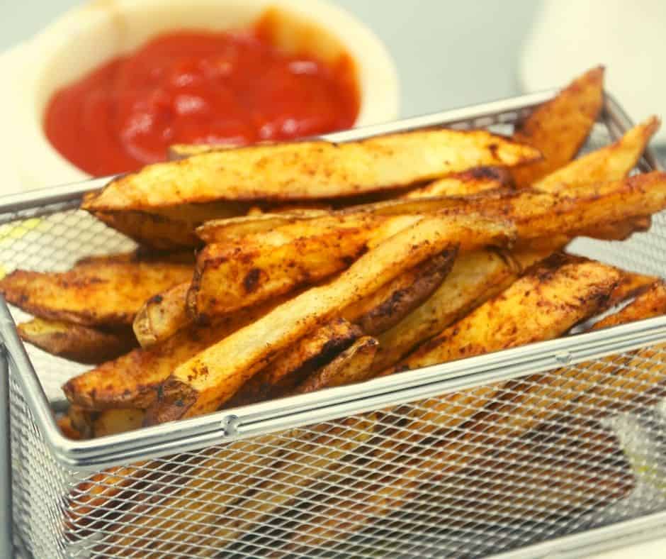 These Spicy Chili French Fries are a delightful fusion of crispy and spicy, making them a flavorful addition to any meal or a fantastic snack. With the air fryer, you'll achieve that restaurant-quality crunch with minimal oil, ensuring a healthier indulgence that's bursting with bold flavors. Get ready to spice up your fry game!
