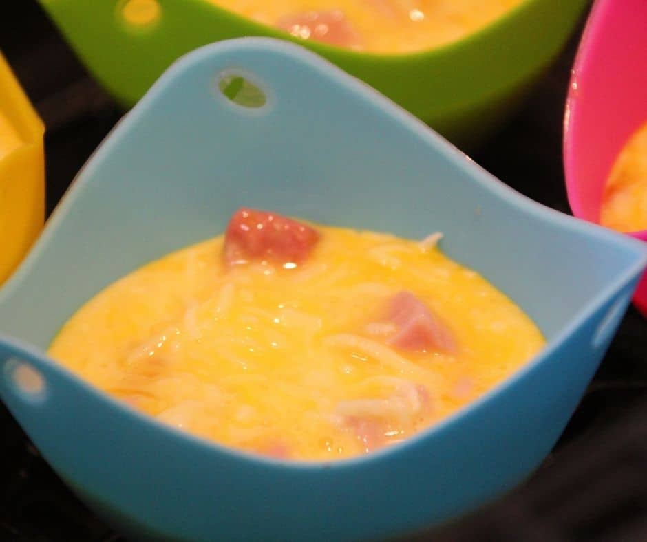 Air Fryer Ham and Cheese Bites