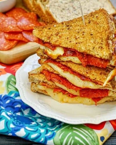 Air Fryer Pizza Sandwiches