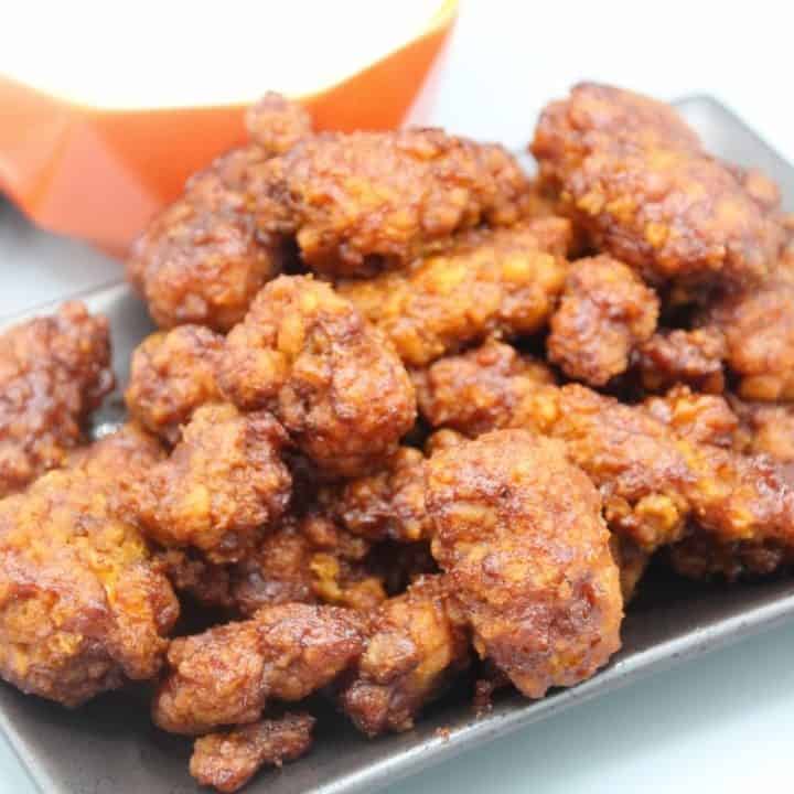 Air Fryer Honey BBQ Chicken Tenders Fork To Spoon