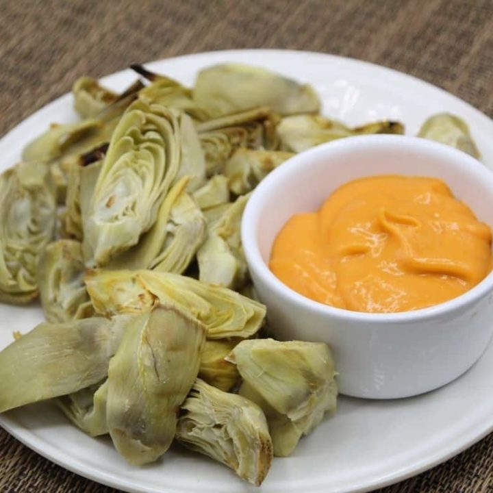 Air Fryer Frozen Artichokes Fork To Spoon