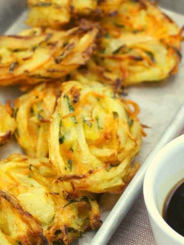 Air Fryer Frozen Tempura Chicken Fork To Spoon