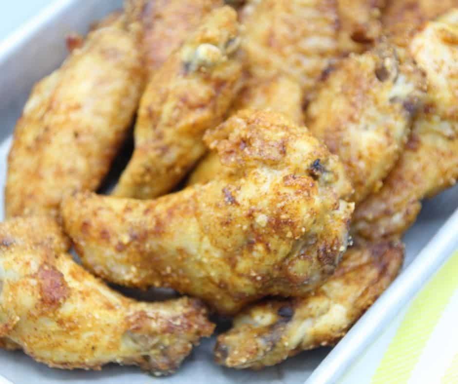 Cooked Air Fryer Chicken Wings