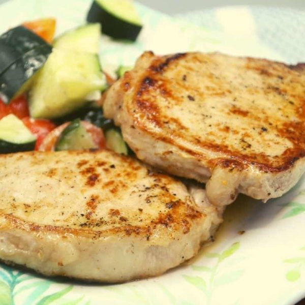 Perfect Grilled Pork Chops on a Blackstone Grill - Fork To Spoon