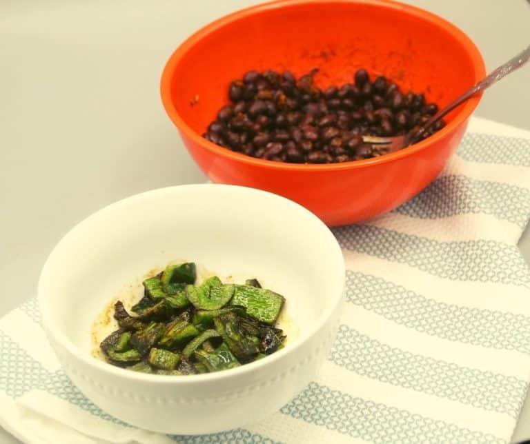 Air Fryer Cheesy Black Bean Quesadillas Fork To Spoon