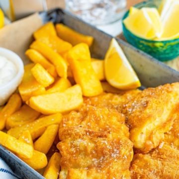 air fryer fish and chips