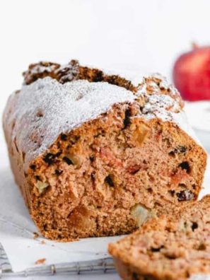 Air Fryer Apple Cranberry Bread