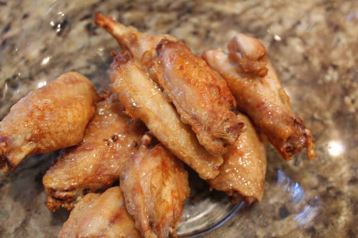 Air Fryer Honey Garlic Chicken Wings Fork To Spoon