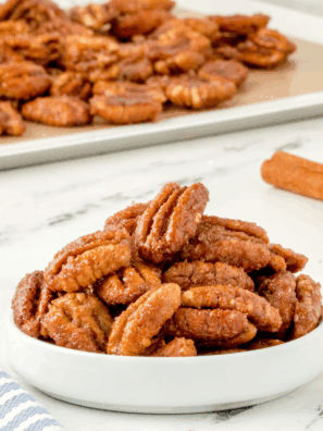 Air Fryer Candied Pecans