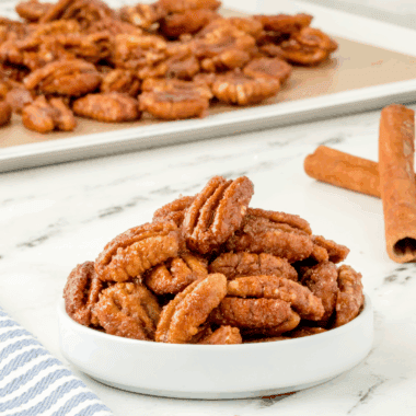 Air Fryer Candied Pecans