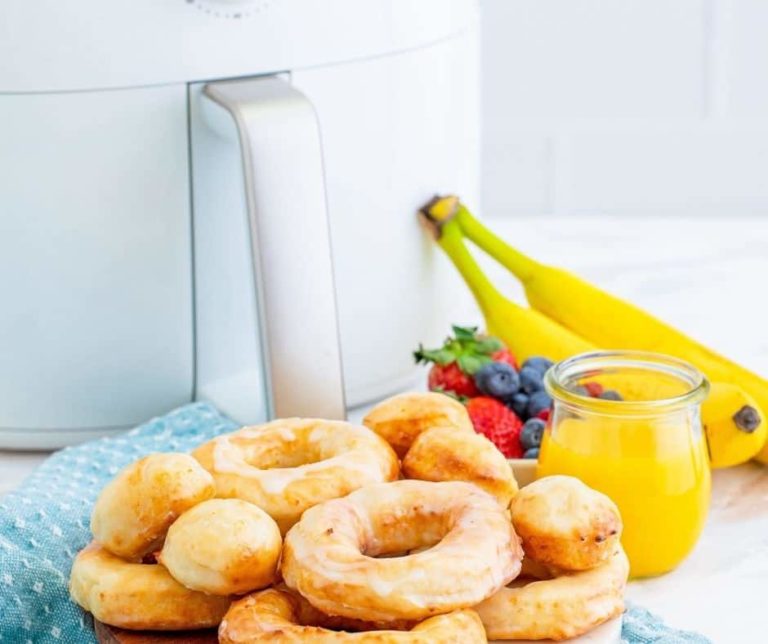 Air Fryer Copycat Krispy Kreme Donuts Fork To Spoon