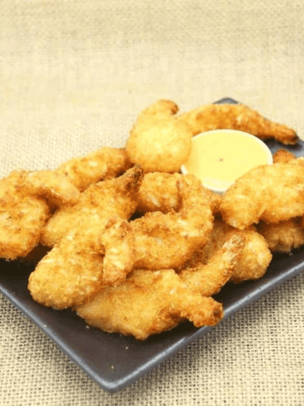 Air Fryer Tempura Shrimp Fork To Spoon
