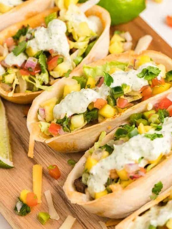 Air Fryer Frozen Mini Tacos - Fork To Spoon