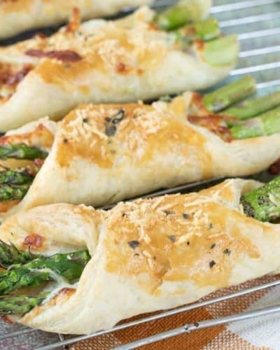 Air Fryer Roasted Asparagus Puff Pastry
