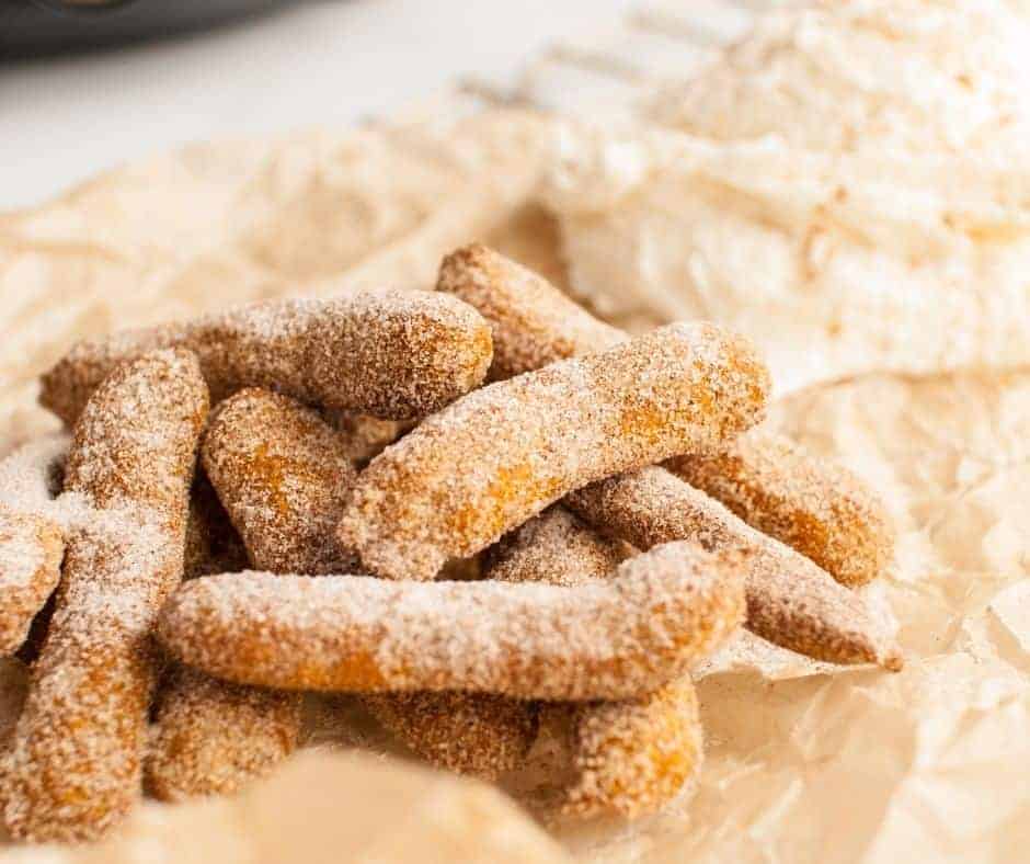 Air Fryer Pumpkin Churros