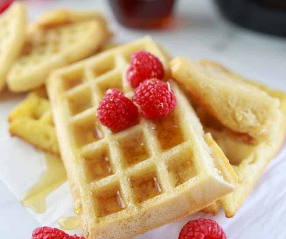 How To Properly Air Fry Homemade Waffles - Fork To Spoon