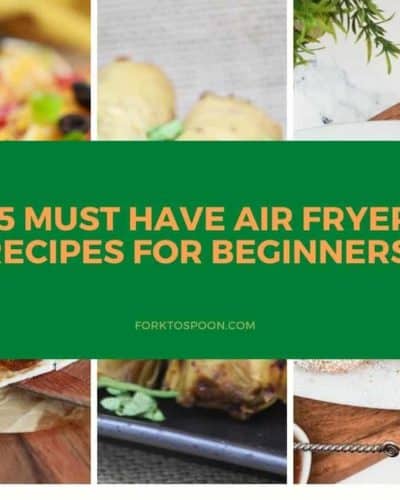 Air Fryer Cooking Times-Printable Cheat Sheet in Celsius - Fork To Spoon