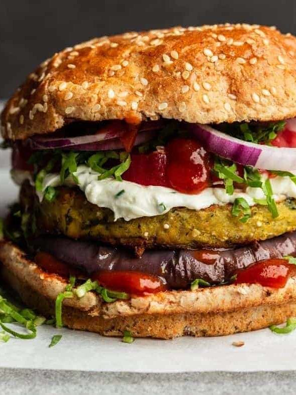 Air Fryer Black Bean Burger Fork To Spoon