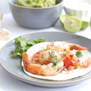 Easy Air Fryer Shrimp Fajitas