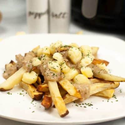 Air Fryer Easy Poutine French Fries