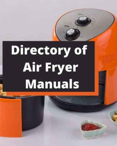 Directory of Air Fryer Manuals