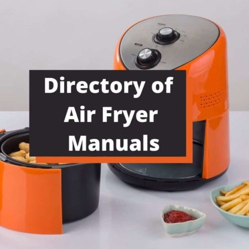 Directory of Air Fryer Manuals Fork To Spoon