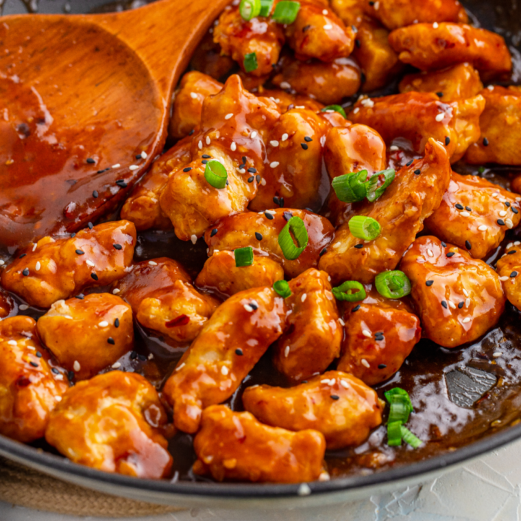 Easy Air Fryer General Tso Chicken - Fork To Spoon