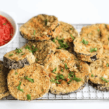 Extra-Crispy Gluten-Free Air Fryer Eggplant Parmesan