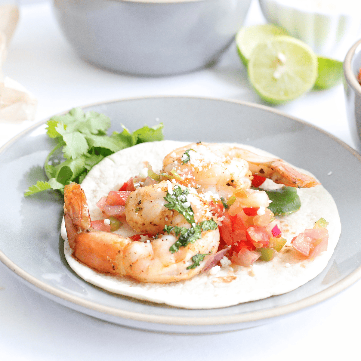 air fryer shrimp fajitas