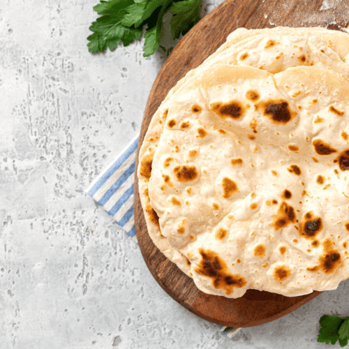 Blackstone Griddle Sausage & Mushroom Flatbread Pizza Fork To Spoon