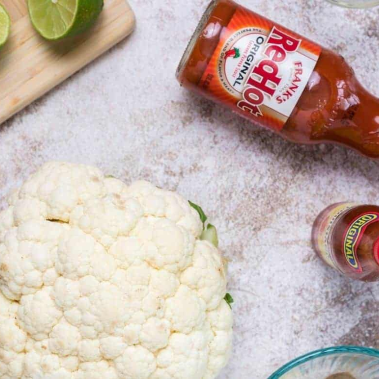 Frozen Buffalo Cauliflower in Air Fryer ingredients needed. 