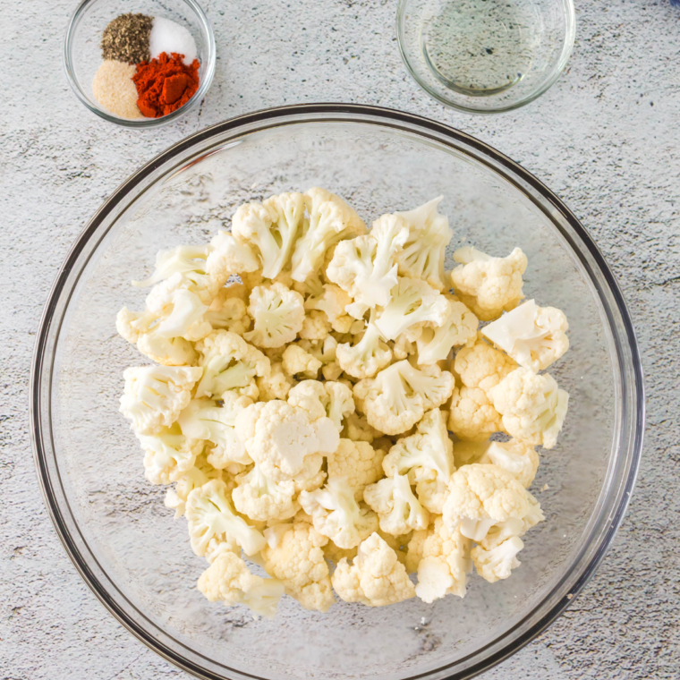 Frozen Buffalo Cauliflower in Air Fryer