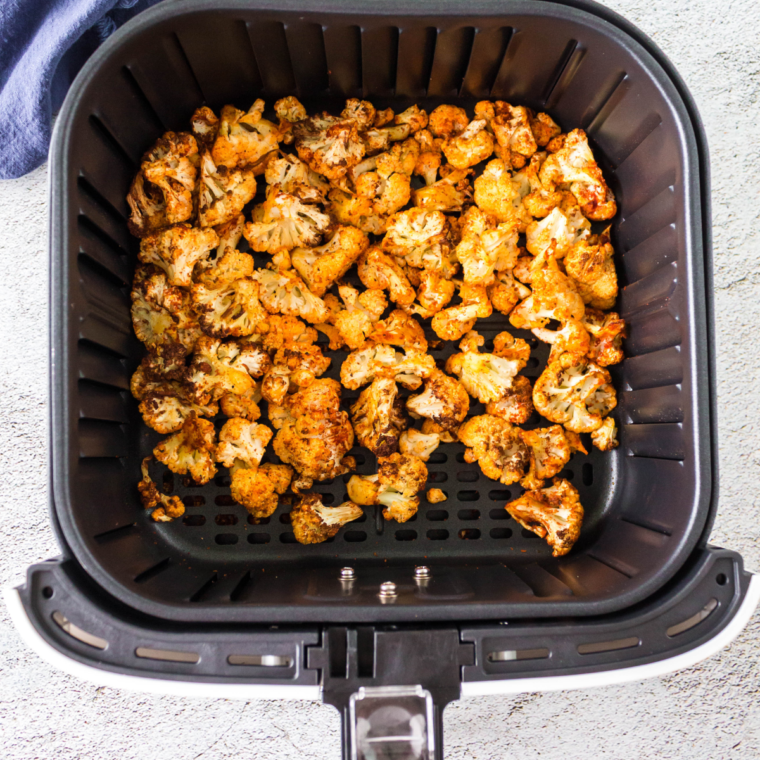 Frozen Buffalo Cauliflower in Air Fryer