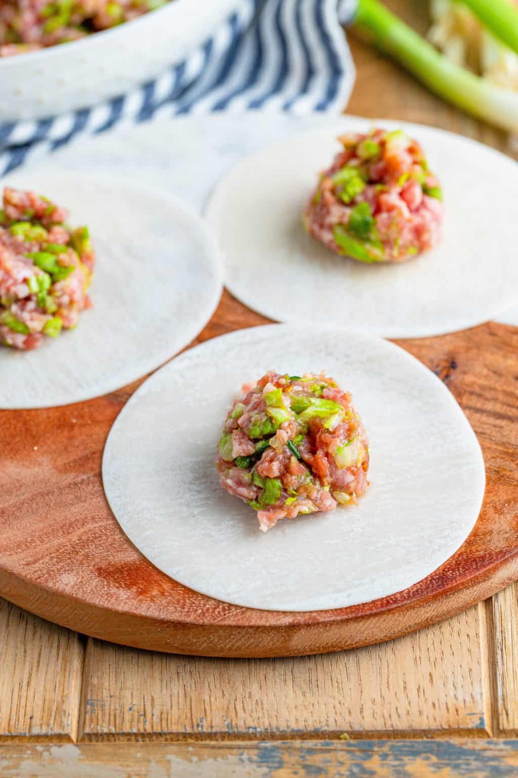 Air Fryer Ginger Pork Dumplings Fork To Spoon