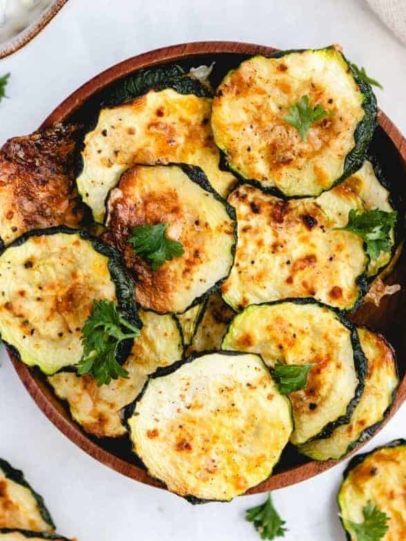 Air Fryer Zucchini Chips - Fork To Spoon