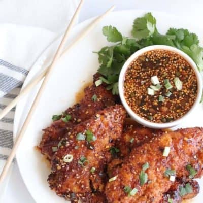 Air Fryer Korean Sticky Chicken Fingers