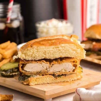Air Fryer Copycat KFC Spicy Chicken Sandwich